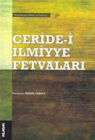 Ceride-i İlmiyye Fetvaları - Halkkitabevi