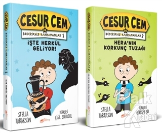 Cesur Cem ve Beceriksiz Kahramanlar Seti (2 Kitap Takım) (Ciltli)