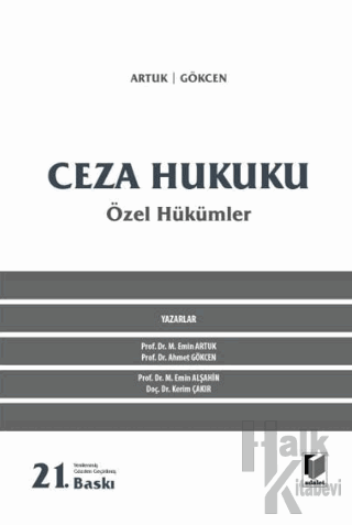 Ceza Hukuku Özel Hükümler (Ciltli) - Halkkitabevi