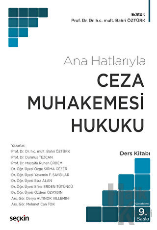 Ceza Muhakemesi Hukuku (Ana Hatlarıyla) - Halkkitabevi