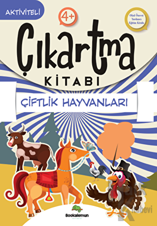 Çiftlik Hayvanları - Çıkartma Kitabı - Halkkitabevi