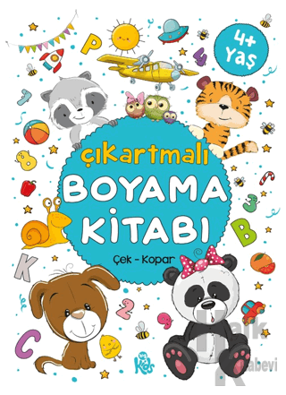 Çıkartmalı Boyama Kitabı 4 Yaş+