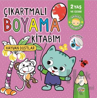 Çıkartmalı Boyama Kitabım-hayvan Dostlar