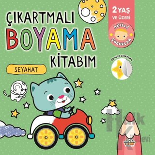 Çıkartmalı Boyama Kitabım - Seyahat - Halkkitabevi