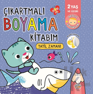 Çıkartmalı Boyama Kitabım - Tatil Zamanı - Halkkitabevi