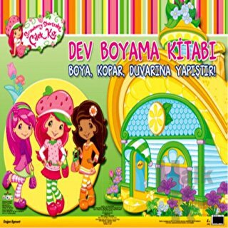 Çilek Kız - Dev Boyama - Halkkitabevi