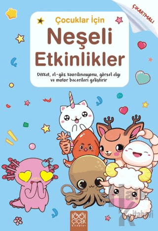 Çocuklar için Neşeli Etkinlikler- Çıkartmalı - Halkkitabevi