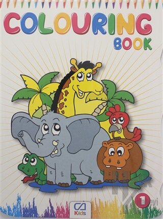 Colouring Book 4 Kitap Takım