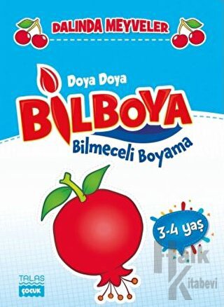 Dalında Meyveler - Doya Doya Bil Boya Bilmeceli Boyama (3-4 Yaş)