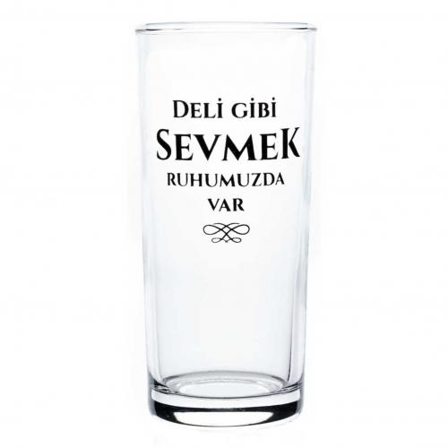 Rakı Bardağı - Deli Gibi Sevmek Ruhumuzda Var - RAK07 - Halkkitabevi