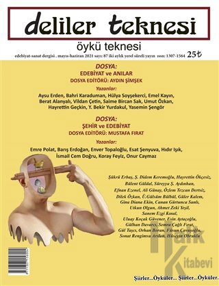 Deliler Teknesi Edebiyat Sanat Dergisi Mayıs-Haziran 2021 Sayı: 87 - H