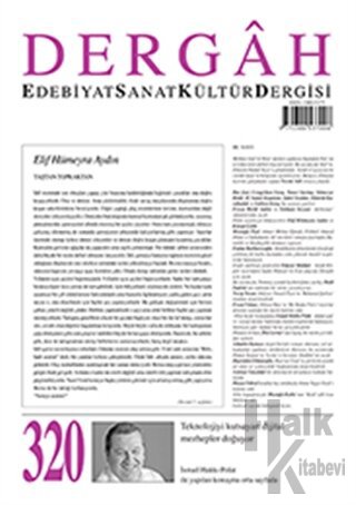 Dergah Edebiyat Kültür Sanat Dergisi Sayı: 320 Ekim 2016 - Halkkitabev