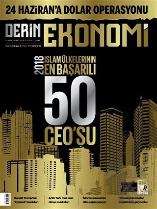 Derin Ekonomi Aylık Ekonomi Dergisi Sayı: 37 Haziran 2018 - Halkkitabe