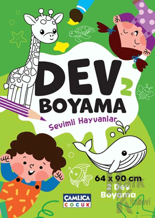 Dev Boyama-2 (Sevimli Hayvanlar) - Halkkitabevi