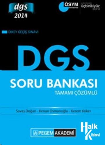 DGS Soru Bankası Tamamı Çözümlü 2014 - Halkkitabevi