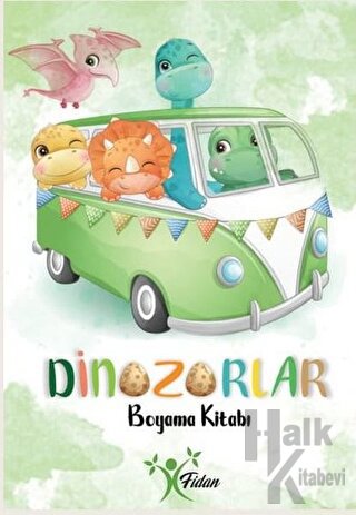 Dinazorlar - Boyama Kitabı - Halkkitabevi