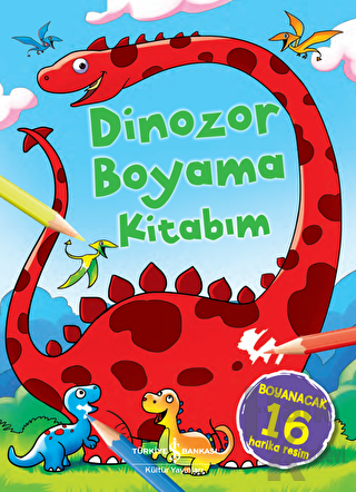 Dinozor Boyama Kitabım - Halkkitabevi