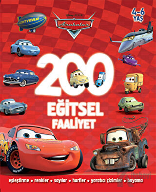 Disney Arabalar - 200 Eğitsel Faaliyet