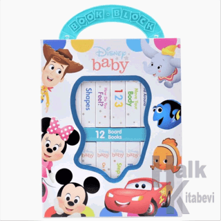 Disney Baby: My First Library 12 Board Book Set- Mickey Mouse, Minnie, Toy Story and More! (Ciltli)