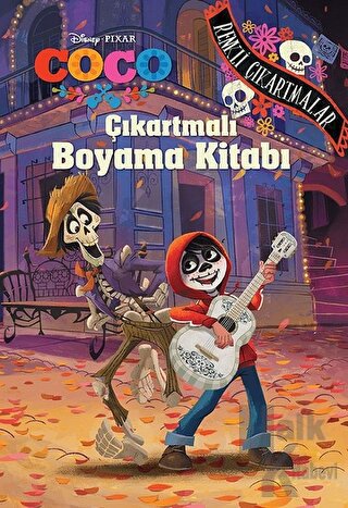 Disney Coco Çıkartmalı Boyama Kitabı - Halkkitabevi