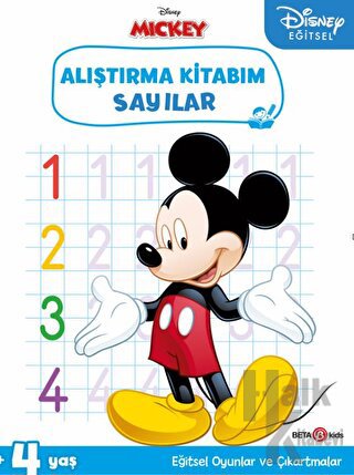 Disney Eğitsel Çıkartmalı Mickey Alıştırma Kitabım Sayılar - Halkkitab