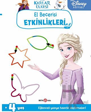 Disney Eğitsel Karlar Ülkesi El Becerisi Etkinlikleri Yazıya Hazırlık