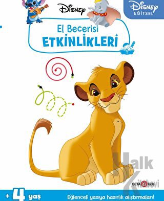 Disney Eğitsel Simba El Becerisi Etkinlikleri Yazıya Hazırlık