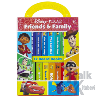 Disney: Pixar Friends And Family My First Library 12 Book Set- Toy Story, Cars, Coco, and more! (Ciltli)