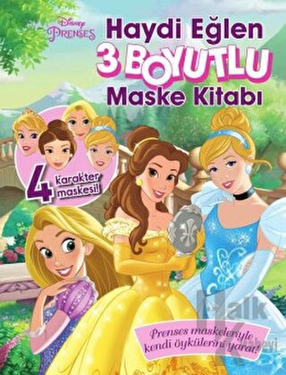 Disney Prenses 3 Boyutlu Maske Kitabı - Halkkitabevi
