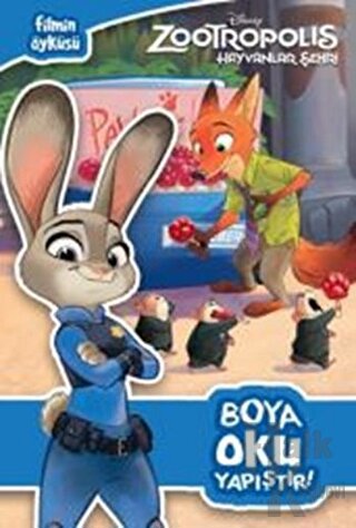 Disney Zootropolis Hayvanlar Şehri - Boya Oku Yapıştır!