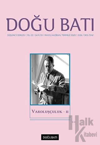 Doğu Batı Düşünce Dergisi Yıl: 23 Sayı: 93 - Varoluşçuluk - 2