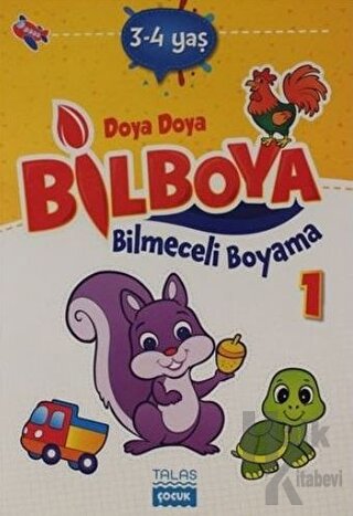 Doya Doya Bil Boya Bilmeceli Boyama 1 (3-4 Yaş) (Ciltli)