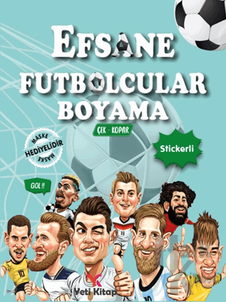 Efsane Futbolcular Boyama Kitabı - Halkkitabevi