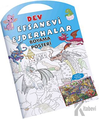 Efsanevi Ejderhalar Dev Boyama Posteri