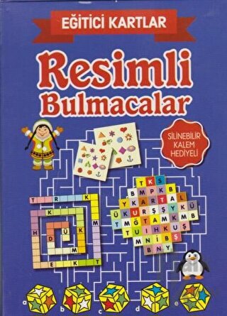 Eğitici Kartlar - Resimli Bulmacalar - Halkkitabevi