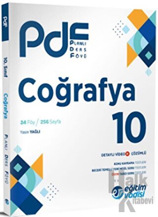 Eğitim Vadisi 10. Sınıf Coğrafya PDF Planlı Ders Föyü