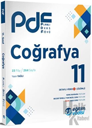 Eğitim Vadisi 11. Sınıf Coğrafya PDF Planlı Ders Föyü