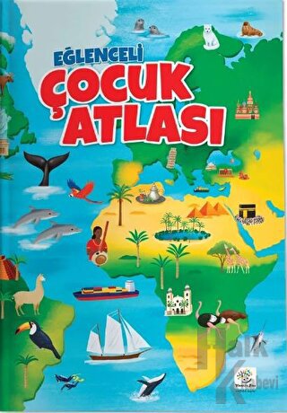 Eğlenceli Çocuk Atlası (Dev Boy, Karton Kapak, Renkli, Eğlenceli, Eğitici)