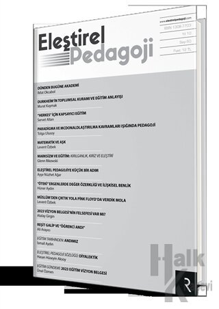 Eleştirel Pedagoji Dergisi Yıl: 10 Sayı: 60 Ocak - Mart 2019 - Halkkit