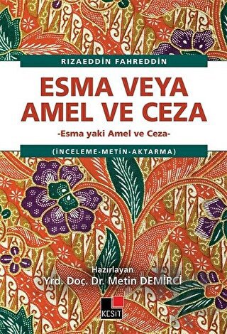 Esma veya Amel ve Ceza - Halkkitabevi