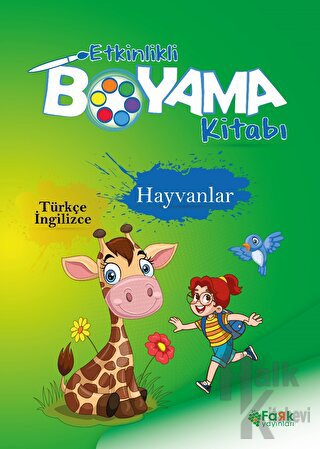 Etkinlikli Boyama Kitabı Hayvanlar