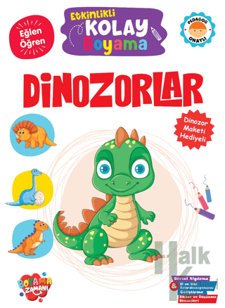 Etkinlikli Kolay Boyama – Dinozorlar