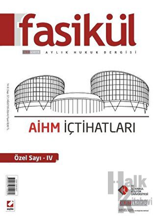 Fasikül Aylık Hukuk Dergisi Sayı:56 Ağustos 2014 - Halkkitabevi