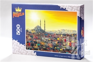 Fatih Camii (500 Parça) - Ahşap Puzzle Şehirler ve Yapılar Serisi - (SY04-D)