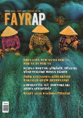 Fayrap Popülist Edebiyat Dergisi Sayı: 113 Ekim 2018