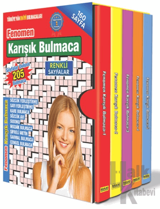 Fenomen Karışık Bulmaca Seti - 5 Kitap - Halkkitabevi