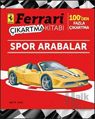 Ferrari Çıkartma Kitabı: Spor Arabalar