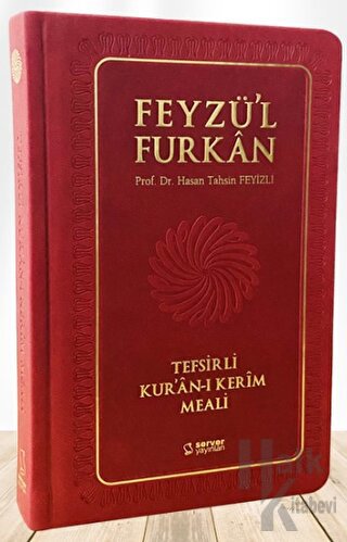 Feyzü'l Furkan Tefsirli Kur'an-ı Kerim Meali (Sempatik Cep Boy - Tefsirli Meal - Ciltli) - Bordo