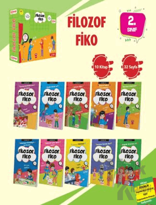 Filozof Fiko Hikaye Seti - 2 (10 Kitap & Etkinlik & Değerlendirme Test