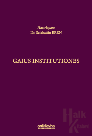 Gaius Institutiones - Halkkitabevi